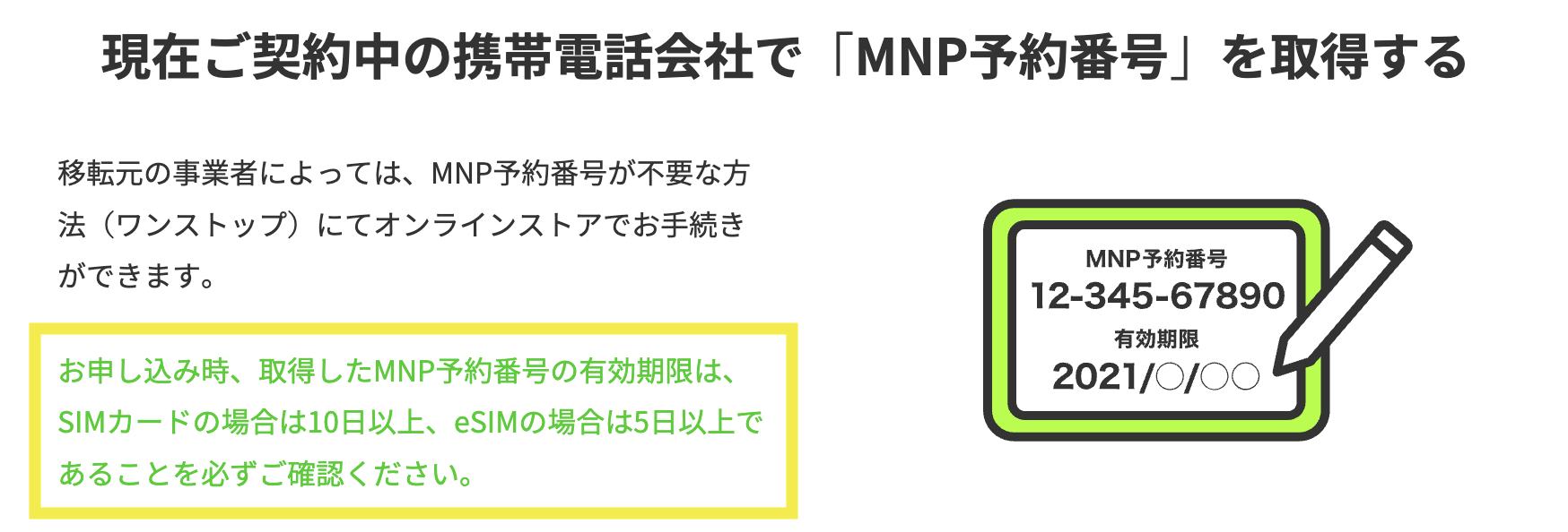 SIMカードは有効期限が10日以上、eSIMは5日以上残っている